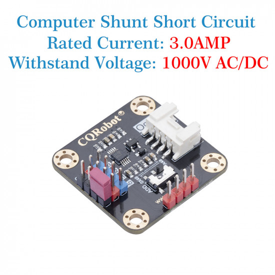 Standard Computer Jumper Caps Header Pin Shunt Short Circuit 2-Pin Connector Close Top 2.54mm-Red