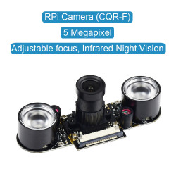 Raspberry Pi Camera (CQR-F), Supports Night Vision, Adjustable-Focus