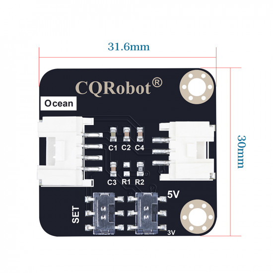 Ocean: Non-Contact Water/Liquid Level Sensor for Arduino and Raspberry Pi. 