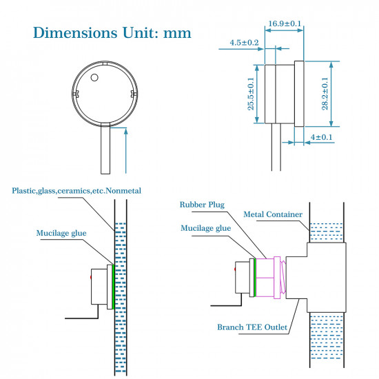 Ocean: Non-Contact Water/Liquid Level Sensor for Arduino and Raspberry Pi. 