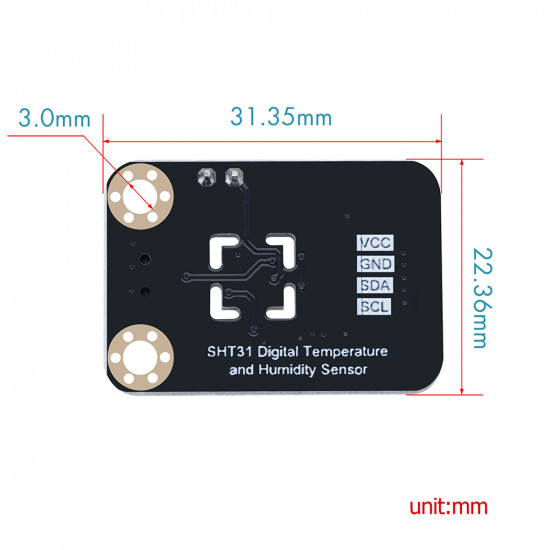 Ocean: SHT31-F Temperature and Humidity Sensor for Raspberry Pi and Arduino.