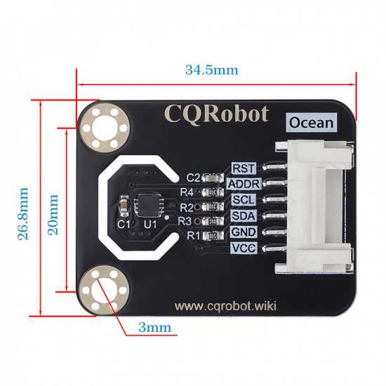 Ocean: STS35 Temperature Sensor for Arduino and Raspberry Pi