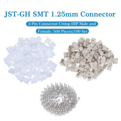 JST GH SMT 1.25mm Pitch 3 Pin JST Connector Kit