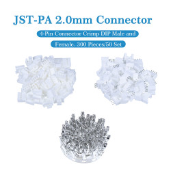 JST PA 2.0 mm 4-Pin Connector Kit