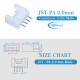 JST PA 2.0 mm 4-Pin Connector Kit