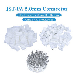 JST PA 2.0 mm 6-Pin Connector Kit