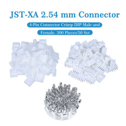 JST XA 2.54 mm 4-Pin Connector Kit