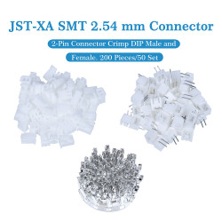 JST XA SMT 2.54 mm 2-Pin Connector Kit