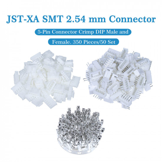 JST XA SMT 2.54 mm 5-Pin Connector Kit