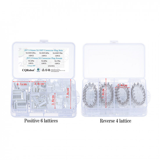 JST XA SMT - 5 / 6 / 7 Pin Connector Kit