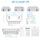 JST XH SMT - 5 / 6 / 7 Pin Connector Kit