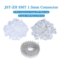 JST ZH 1.5 mm SMT 6-Pin Connector Kit