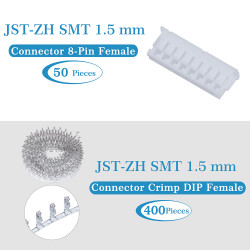 JST ZH 1.5 mm SMT 8-Pin Connector Kit