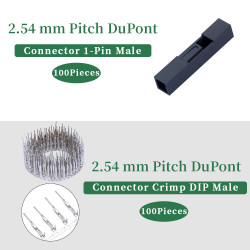 2.54 mm DuPont 1-Pin Male Connector Kit