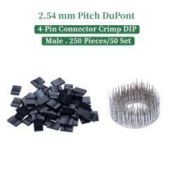 2.54 mm DuPont 4-Pin Male Connector Kit