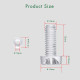 M2.5 * 12 mm PC Clear Acrylic Screw and Nut Kit