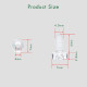 M4 * 6 mm PC Clear Acrylic Screw and Nut Kit