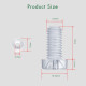 M6 * 10 mm PC Clear Acrylic Screw and Nut Kit