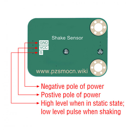 Shake Sensor for Raspberry Pi and Arduino