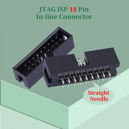 2.54 mm 2*9 Double Row 18 Pin IDC Box Header Connector Male Socket Terminal