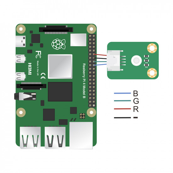 LED RGB Color-changing Lamp Bead Module for Raspberry Pi and Arduino