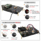 Raspberry Pi 4B 3.5 inch SATA NAS Storage Expansion Board X832 V1.2 with Shell 12V Power Supply.