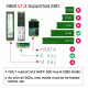 Raspberry Pi 4 M.2 NGFF SATA SSD Ultra Thin NAS Storage Expansion Board X863 Support UASP.