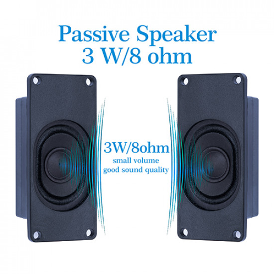 Passive Speaker 8Ω 3W, 2.54mm Dupont Interface.